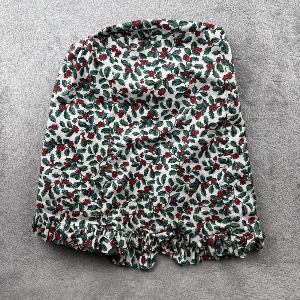 Longaberger Stand Up Holly Liner for 1998 Glad Tidings Basket 17"x19" Christmas‎